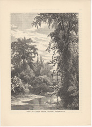 View of Salmon Brook, Granby, Connecticut
